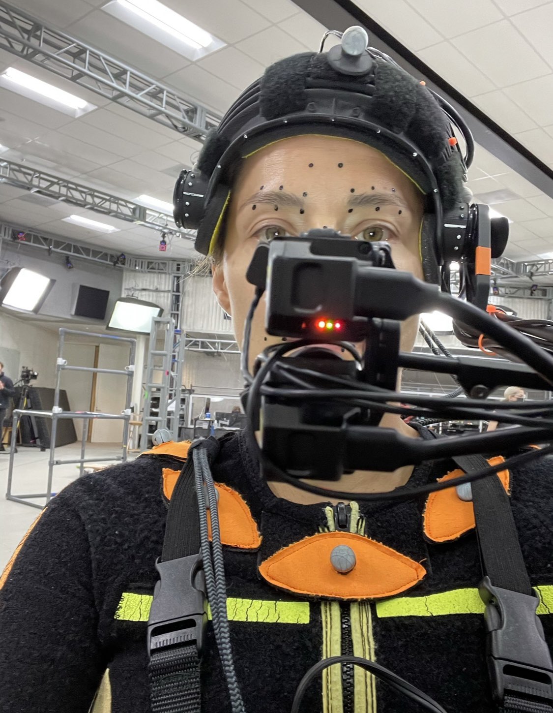 Jacqueline Pinol as Rio Morales - Motion Capture Behind the scenes 2